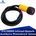 1~10PCS Smart Car Robot E18 D80NK Infrared Obstacle Avoidance Photoelectric Sensor Proximity Switch Detection Range Adjustable