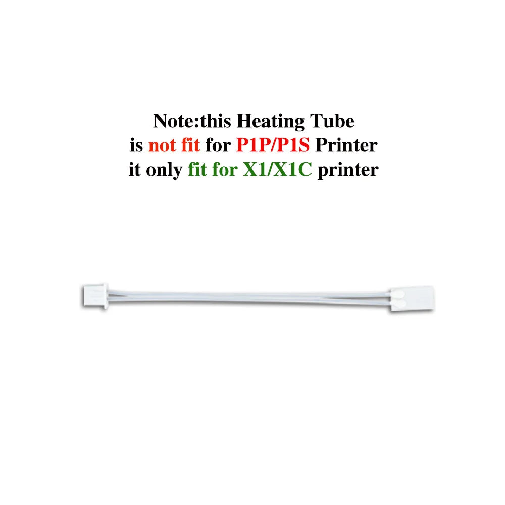 For Bambu Lab Hotend v2.0 V3.0 Kit X1c  P1P Thermistor & Ceramic heater Plate Hotend V3Heater Cartridge 24V 50W 3D Printer Parts