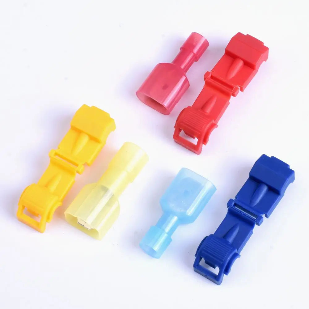 10sets/20sets Snap Splice Lock Wire Terminals Quick Electrical Cable Connectors Crimp electric motorcycles ham radio