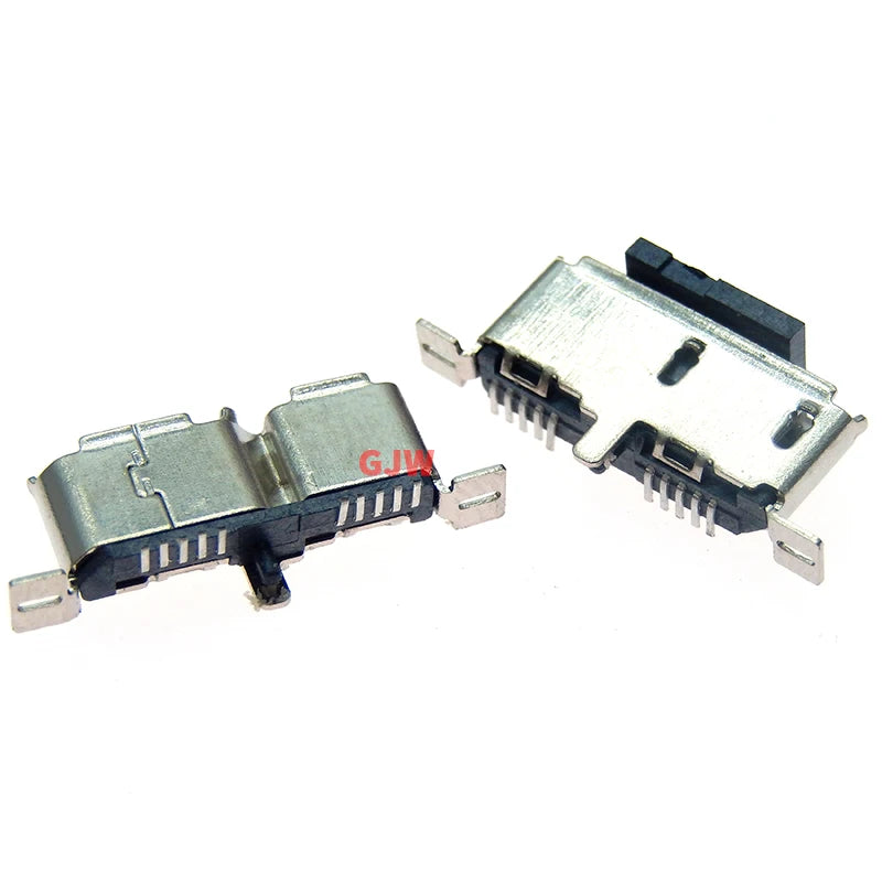 5PCS Micro USB 3.0 B Type DIP Female Socket DIP2 10pin USB Connector for Samsung Mobile Hard Disk Drives Data Interface