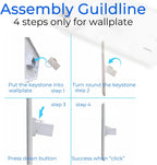10-50PCS RJ45 Coupler Inline Keystone Jack Female To Female Dual Straight Head RJ45 Extender Plug Network Cable Connector