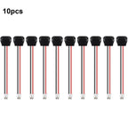 10pcs Type-C Female Chassis Connector USB C Female Chassis 2P Direct Crimp Jack Female Charging Port Waterproof Extension Power