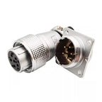 PLS20 Aviation Connector WS20 TP20 Opening Diameter 20mm 2/3/4/5/6/7/8/9/10/12 Pin Male Female Aviation Plug Aviation Socket