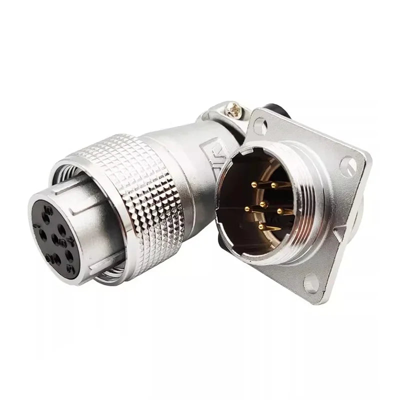 PLS20 Aviation Connector WS20 TP20 Opening Diameter 20mm 2/3/4/5/6/7/8/9/10/12 Pin Male Female Aviation Plug Aviation Socket