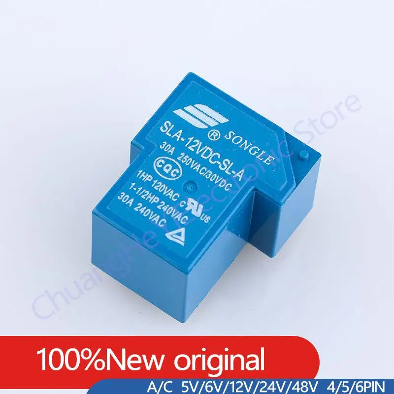 10/50Pcs/Lot T90 Songle relay SLA-05 09 12V 24VDC 48VC-SL-A-C 4/5/6 Pin 30A 250VAC/30VDC
