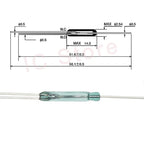 100PCS Magnetic Reed Switch Sensor GPS-11 GPS-14A GPS-14B MKA07101 MKA10110 MKA17101 Normally Open Normally Closed NO NC