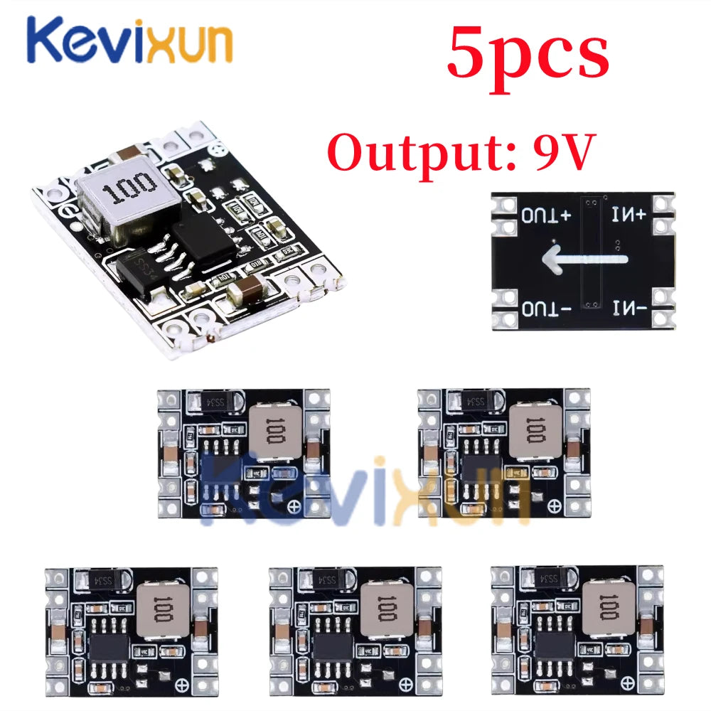 1-10pcs/3.3V 5V 9V 12V power module Adjustable MP1584EN DC DC 3A power step-down descending output module  LM2596