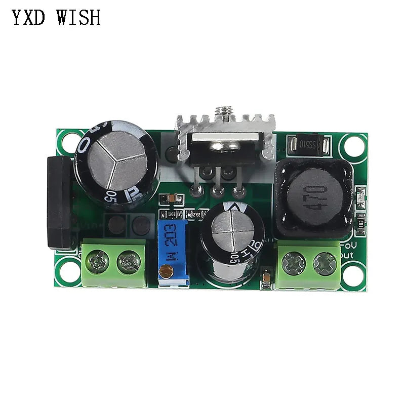 10pcs Low-voltage AC-DC Step-down Power Module DC-DC Adjustable Voltage Regulator LM2596HV Power Module  LM2596 Buck Converter