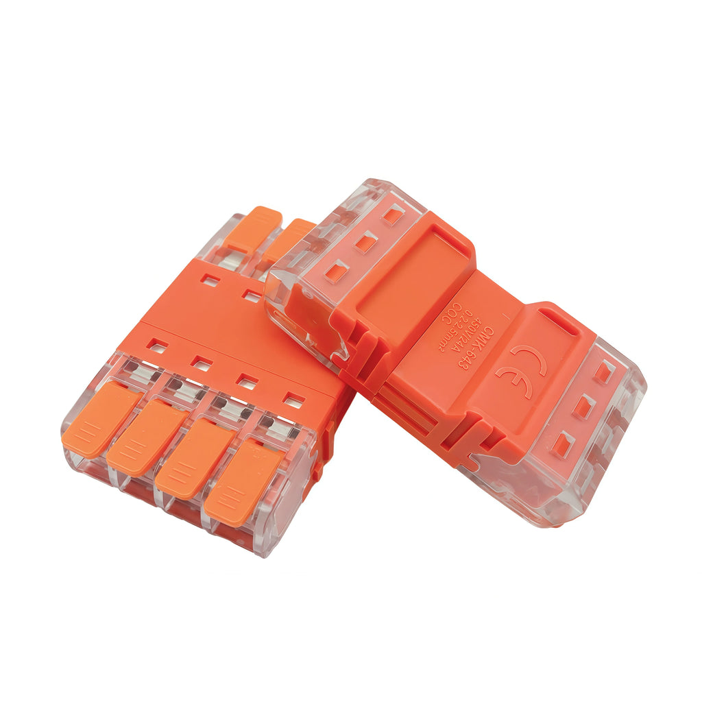 10Pcs CMK 64 Quick Lever Wire Connectors 2/3/4 In and 2/3/4 Out for Compact Plug Male Female Terminals Universal Blocks