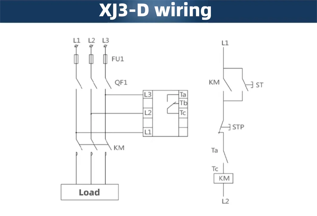 CHINT XJ3-G XJ3-D AC380V motor water pump phase failure and phase sequence protection Relay