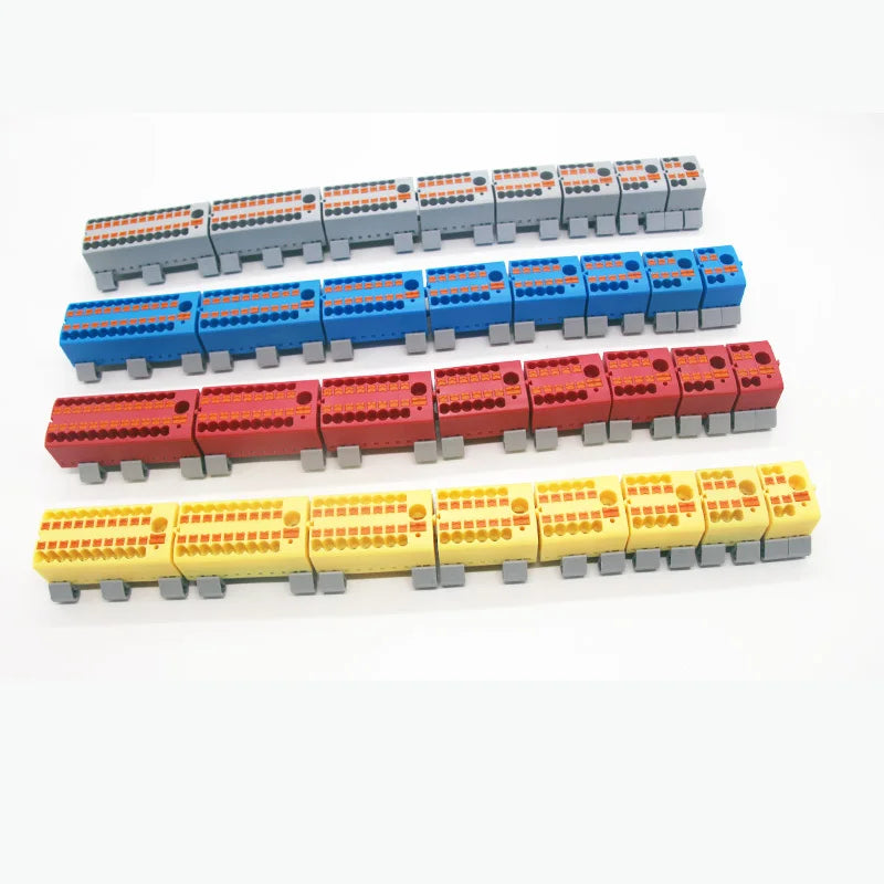 Fixed Modular Wire Connectors Compact Splicing Lighting Push-in Multi Link Terminal Block 1 in Multiple Out 225 Series 1
