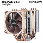 XUANFENG Air-cooled CPU Cooler 90mm Fan Twin Towers 4/6 Heat Pipe 4pin/PWM Compatible LGA2011 115x 1200 1700 X79 X99 AMD AM3 AM4