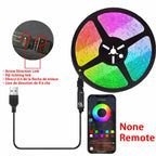 LED 5050 Light Strip 5M 10M 20M 30M RGB TV Background Light Bluetooth Control USB Game Room Family Party Decorative Light Strip