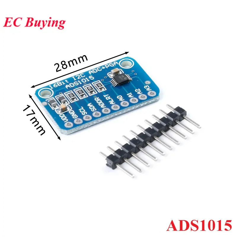 16 Bit I2C IIC ADS1115 ADS1015 ADS1118 Converter Module PCA9306 ADC Board For Arduino RPi Level Translation Amplifier Chip