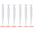 0.7mm-1.2mm Hair Follicle Implanting Pen, Plastic Hair Transplant Pen, Hair Transplant Tool Accessories 1/5/10pcs