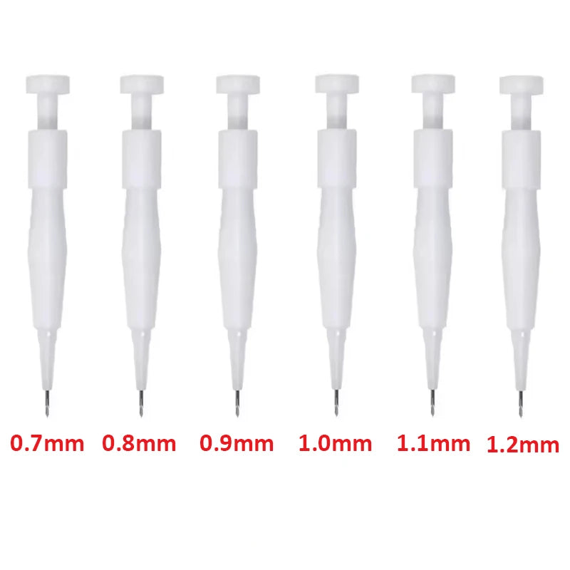 0.7mm-1.2mm Hair Follicle Implanting Pen, Plastic Hair Transplant Pen, Hair Transplant Tool Accessories 1/5/10pcs
