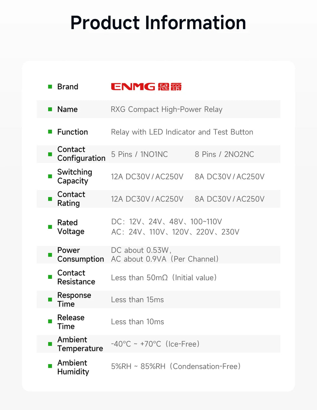 ENMG Relay Module 220VAC 2/4/8/16 Channel SPDT DPDT PLC Signal Amplifier Board Industrial Control Switch