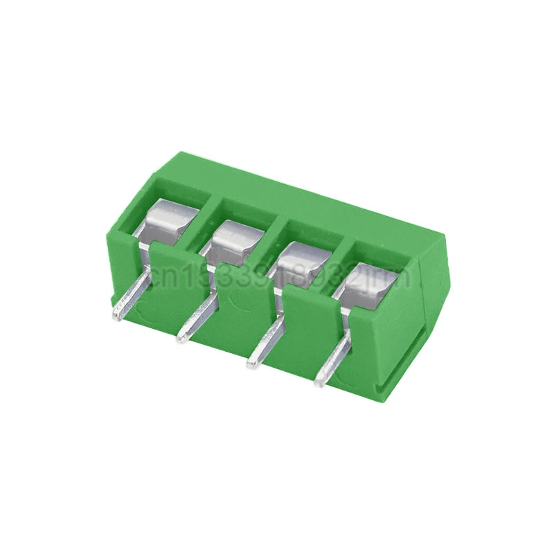 10Pcs KF301 Straight Pin 2P 3P 4P 5P 6P Screw PCB Terminal Blocks Pitch 5.0mm Connector Assortment Kit KF-301
