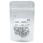Pure Copper Non-Insulated Cord End Terminals Kit EN0508 EN1008 EN4009 Naked Wire Ferrules Crimp Terminals Wire Connector