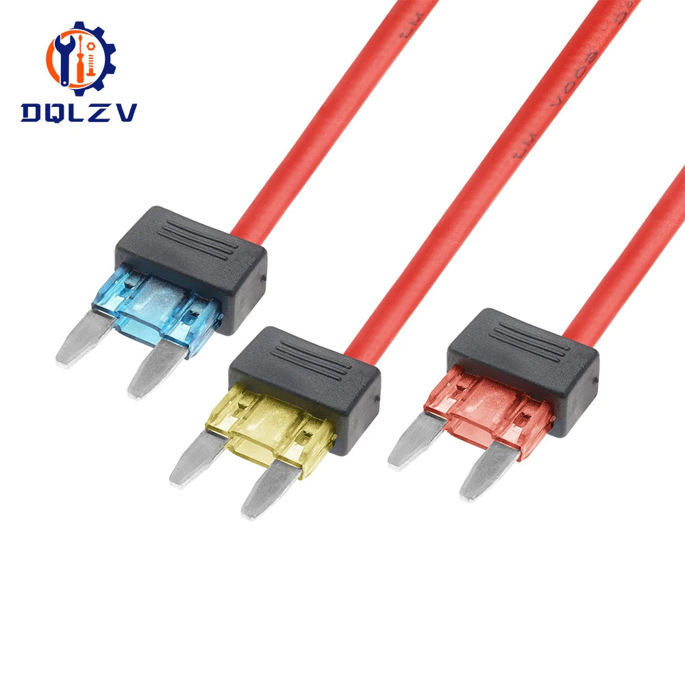 32V Mini ATM APM Blade Simple Safety Device 3A 5A 10A 15A 20A Car Fuse Holder Add-a-circuit TAP Adapter