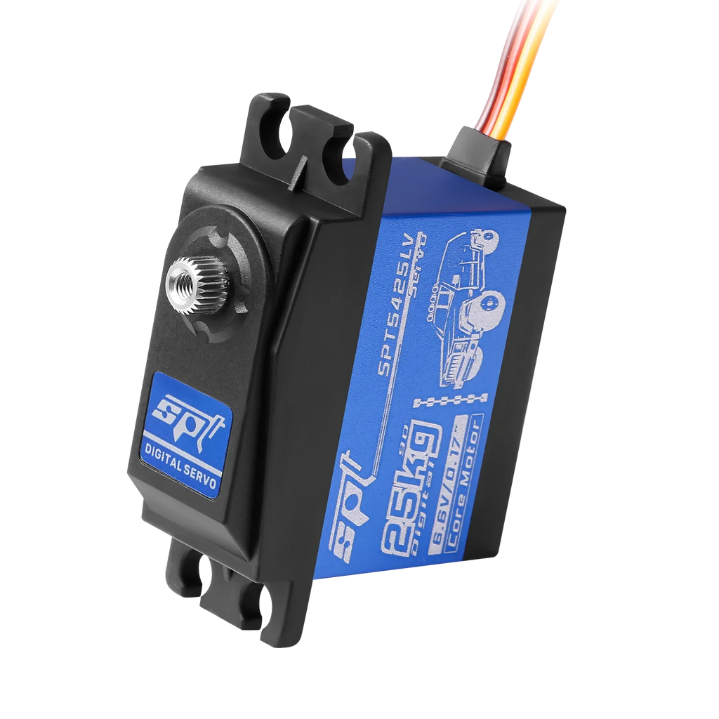 SPT 25KG 35KG Digital RC Servo Large Torque 180° 360° Metal Gear Waterproof Motor for RC Crawler Car SCX10 TRX4 Drift Robot