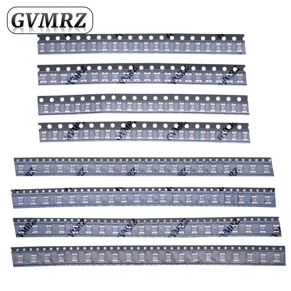 300Pcs 15Values*20PCS 1206 0805 1210 1812 SMD Resettable Fuse kit 0.7A 0.5A 0.2A 2A 1.1A 2.6A 3.5A PPTC PolySwitch Self-Recovery