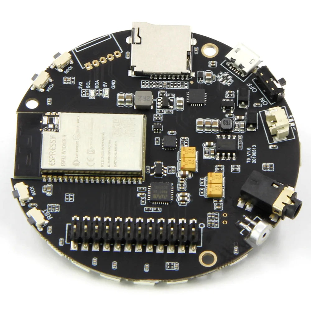 TAudio V1.6 ESP32-WROVER WiFi Bluetooth Module MPU9250 Gyro Accelerometer WM8978 12Bits Audio Chip SD Card Interface
