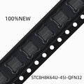 (10 Pieces) 100% New Stc8H8K64U-45I-Qfn32 Stc8Hk64Ud Qfn-32 8051 Microprocessor Microcontroller Chip