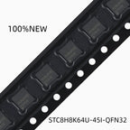 (10 Pieces) 100% New Stc8H8K64U-45I-Qfn32 Stc8Hk64Ud Qfn-32 8051 Microprocessor Microcontroller Chip