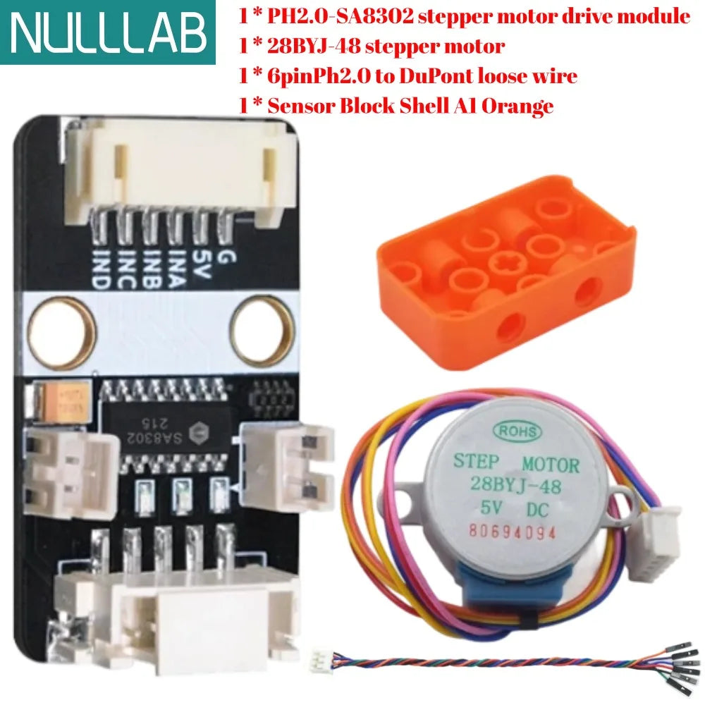 SA8302 Stepper Motor Driver Module Replace ULN2003 H-Bridge Controller for Arduino ESP32 Raspberry Pi Support 1x28BYJ-48 Stepper
