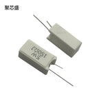10pcs/lot    Vertical cement resistance 5W 10R/15/22/4/30/33/47/51/100/330/470/1K/10K