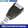 UOTEK USB to RS-485 RS-422 Converter RS 485 422 USB-A RS485 RS422 Serial Adapter Connector Full Half Duplex Anti Surge UT-885
