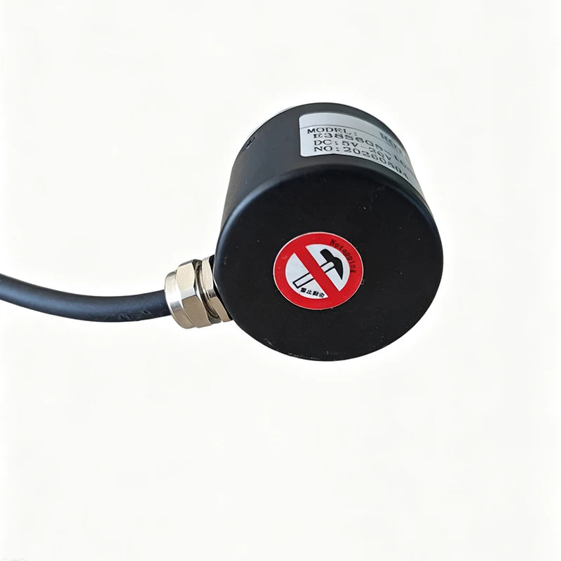 E38 Incremental Optical Rotary Encoder 5-24VDC 50/100/200/360/400/600/800/1000PR AB Two Phase 6mm Shaft Outputing NPN or Voltage