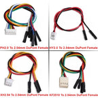 5pc 20/30cm SH1.0 1.25 ZH1.5 PH2.0 PA2.0 HY2.0 KF2510 XH2.54mm 2/3/4/5/6P to Du Bang Male Female Electronic Terminal Wire Cable