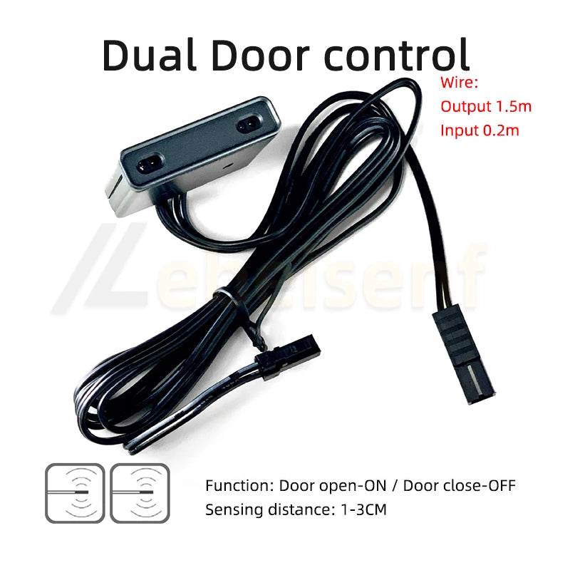 DC 12V 24V 5A LED Cabinet Sensor Switch Door Control/PIR Motion/Hand Sweep/Touch Activated for Wardrobe Closet Under Strip Light