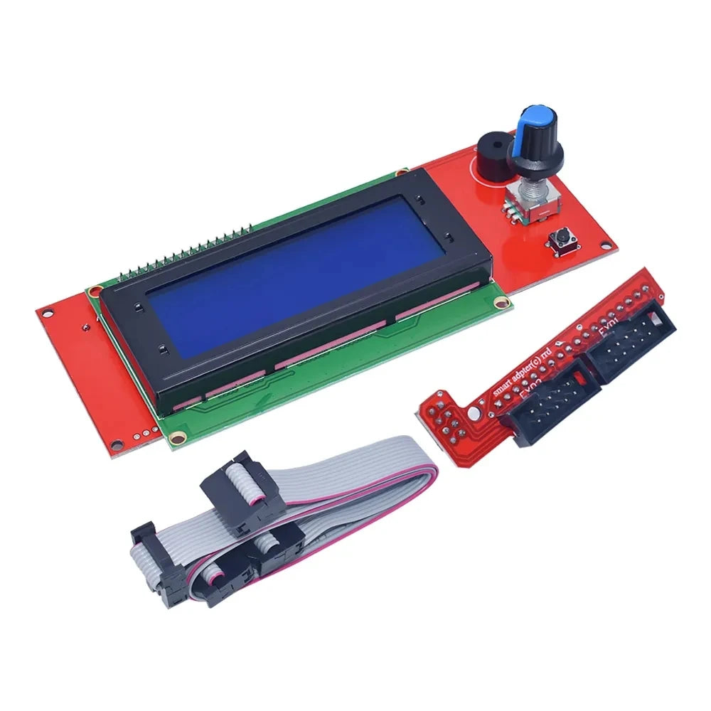 1Set Mega 2560 R3 + 1pcs RAMPS 1.4 Controller + 5pcs A4988 Stepper Driver Module +1pcs 2004 controller for 3D Printer kit