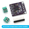 MAX31865 Temperature Sensor Module GY-MAX31865 RTD Digital Conversion Module Electronic DIY Board PT100-PT1000 for Arduino
