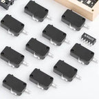 10Pcs Normally Close Micro Limit Switch Replacement 16A Snap Spdt for Microwave Oven Washing Machine Rice Cooker Freezer Button