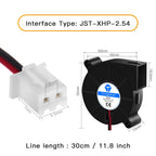 5V/12V/24V Cooling Turbo Fan Brushless 3D Printer Fan 2Pin For Extruder DC Cooler Blower Plastic Fan 3010/4010/4020/5010/5015