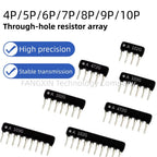10pcs 9PIN 8PIN 7PIN 6PIN 5PIN Exclusion Network Resistor Array DIP 100 220 470 680 1K 1.2K 1.5K 2K 2.2K 4.7K 5.1K 10K 100K ohm