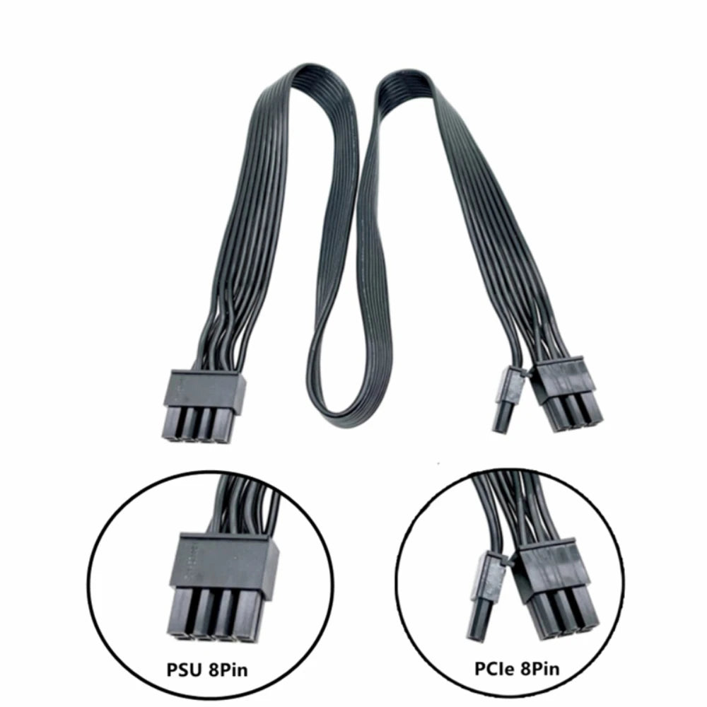 Modular Power Cable for Chieftec Polaris 750W 650W 550W GOLD Fully Modular Power, GPU PCIe 8Pin, CPU 4+4Pin, SATA Molex IDE 4Pin