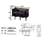 5-10PCS/Lot D2F D2FC Mouse button Microswitch D2F-01  D2F-F D2F-01F-T  D2FC-F-K 50M D2FC-F D2FC-F-7N 10M 20M D2FC-F-K(50M)