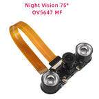 Raspberry Pi 5 Camera 5MP 1080P Optional Night Vision Wide Angle IR-CUT FF AF Cameras for RPI 5 Pi5 Zero