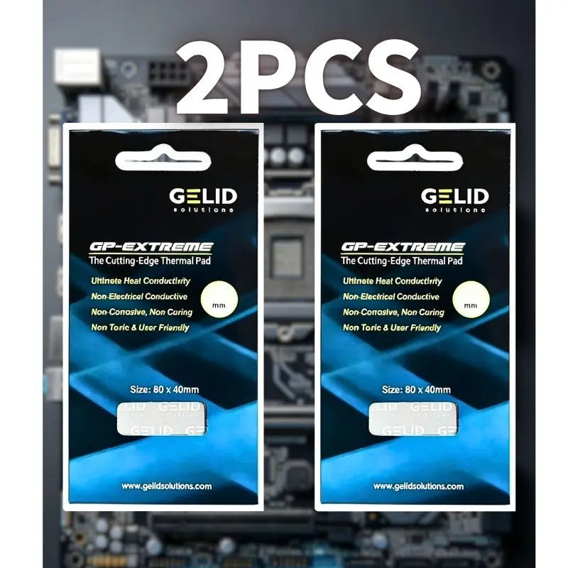2PCS 2026 Hot GELID Thermal Pad CPU/GPU Graphics Motherboard Silicone Grease Pad Heat Dissipation Silicone Pad