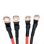 XT90 Plug to O Type Ring Terminal Cable 10AWG Male Female Connector Wire RC Model Lithium Battery Charging Lead 6mm 8mm Gold