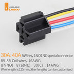 LANBOO 40A High Power Automotive Relay Car Control Relay for 12V/24V Vehicles for Automotive Use