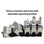 Micro Switch CNTD CZ‑7310 Panel Mount Plunger Actuator 15A 250VAC 1NO1NC Plastic Housing Travel Limit Switch for Industrial Cont