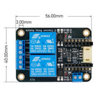 2 Channel DC 5V Relay Module Low Level Trigger with Optocoupler Isolation Smart Home Control Board Compatible with Arduino ESP32