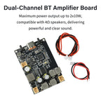 TWS Bluetooth Amplifier Module 2*10W Dual Channel Bass Enhancement Algorithm Amplifier Board Type C for DIY Audio Projects