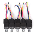 12V 5Pin 40A Waterproof Car Relay With Socket Automotive Electrical Control Relay